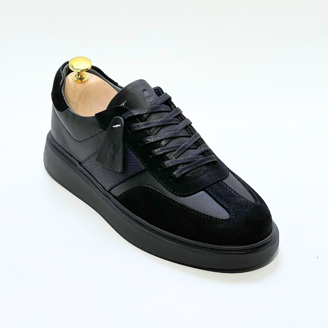 Kairo Basket Homme Cuir Noir Sport REF 645