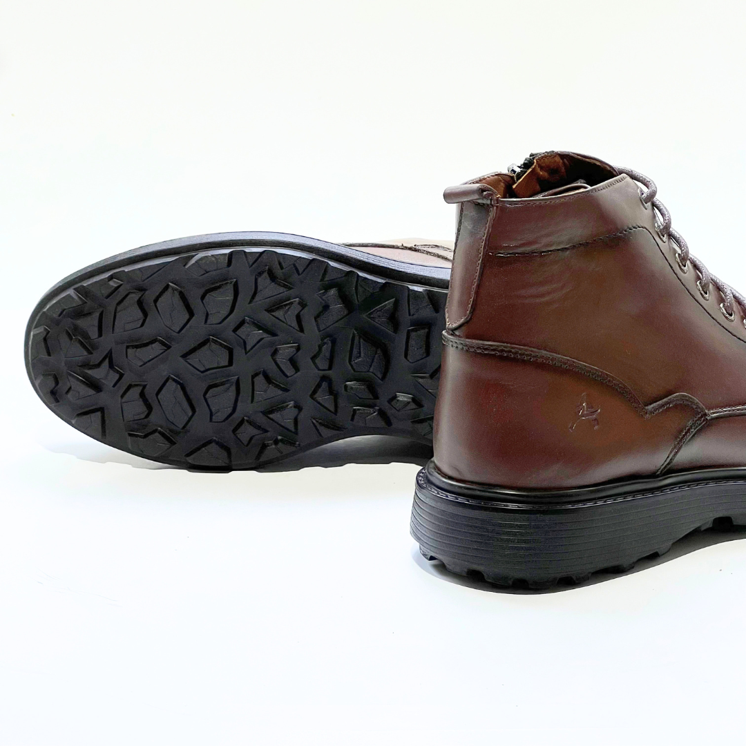Audrey – Bottines Médicam 100% Cuir En Marron Ref 805