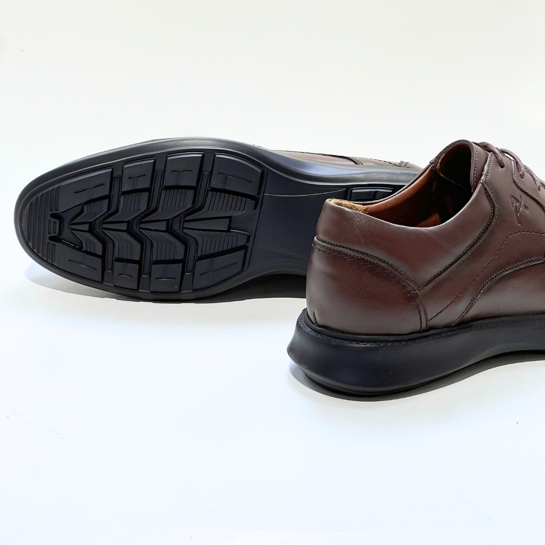 CHAUSSURES Médical 100% EN CUIR VÈRITABLES MARRON Ref 051