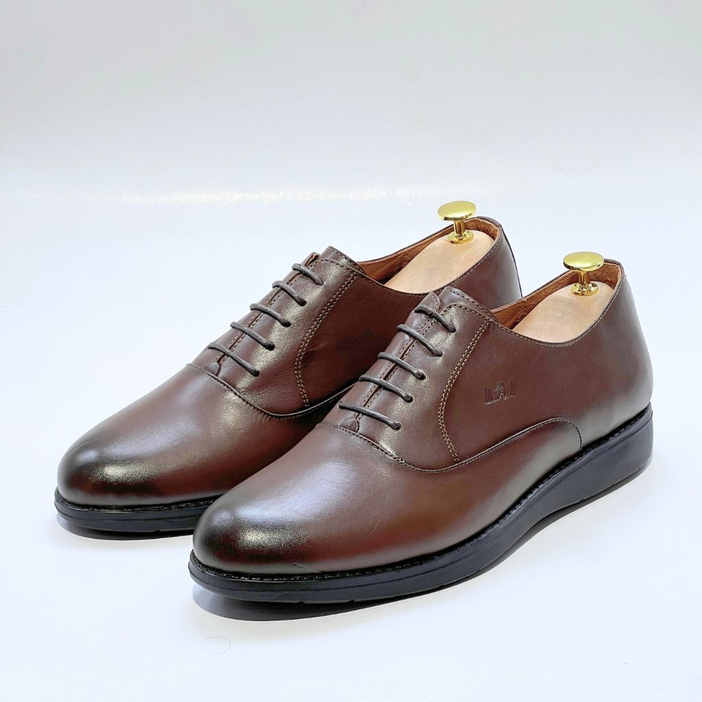 CHAUSSURE Médical 100% Cuir marron AZ750