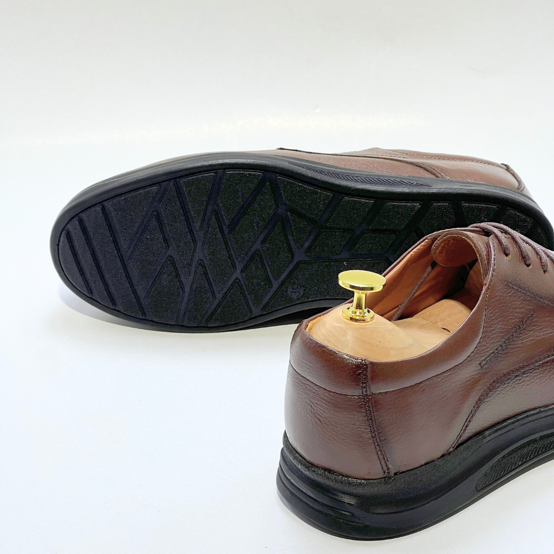 Chaussures Ultra confort en Cuir Marron - az1031