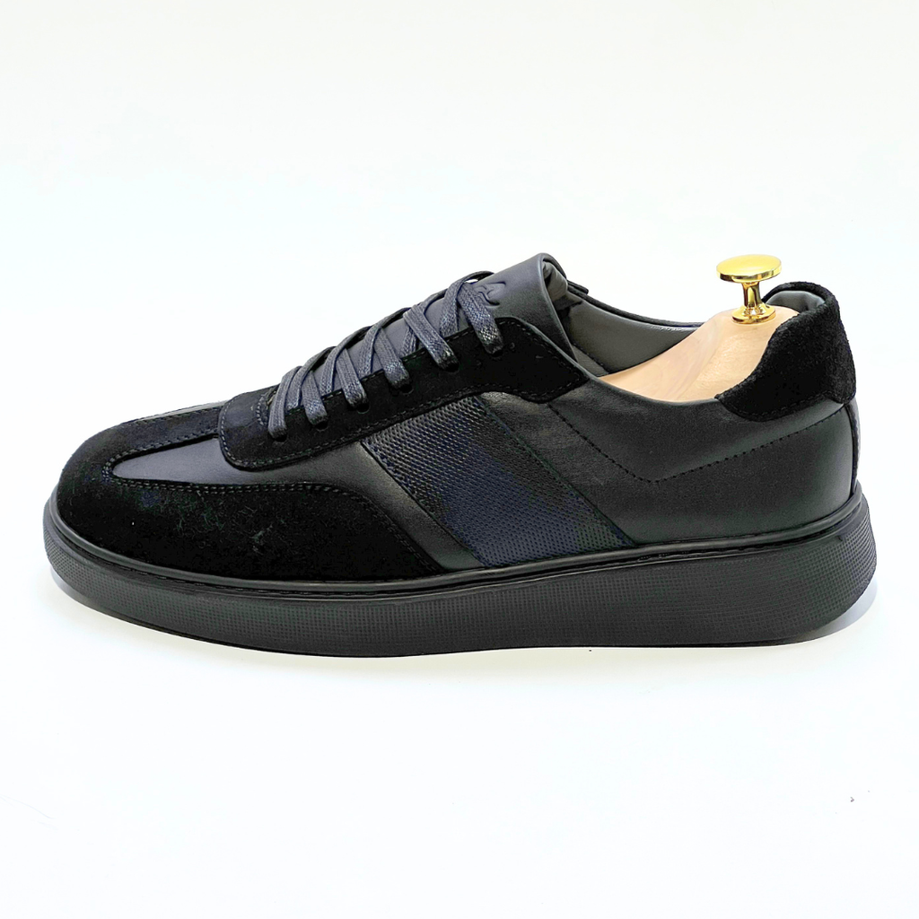 Kairo Basket Homme Cuir Noir Sport REF 645