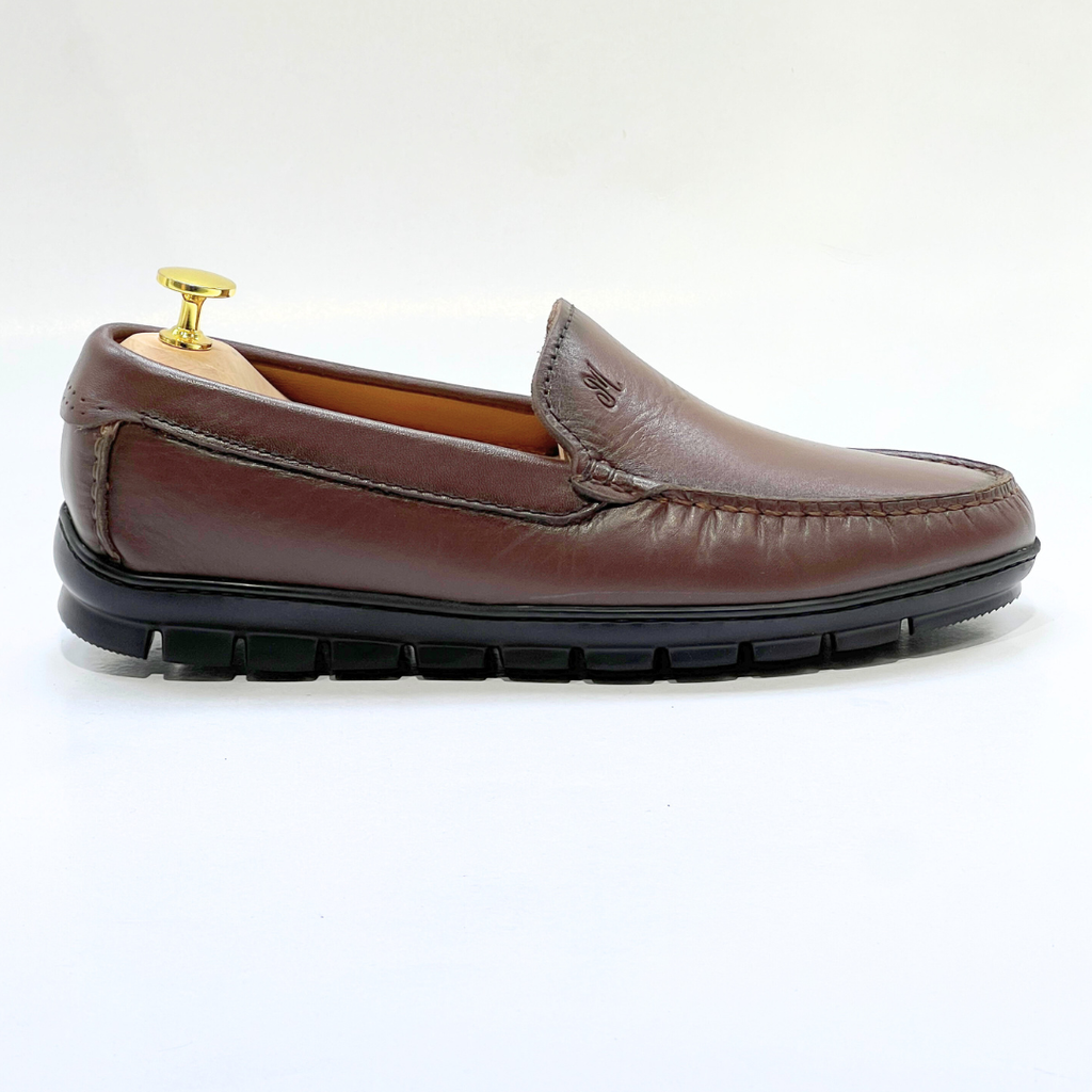 Brighton : Mocassin Homme 100% cuir MARRON -REF 2000