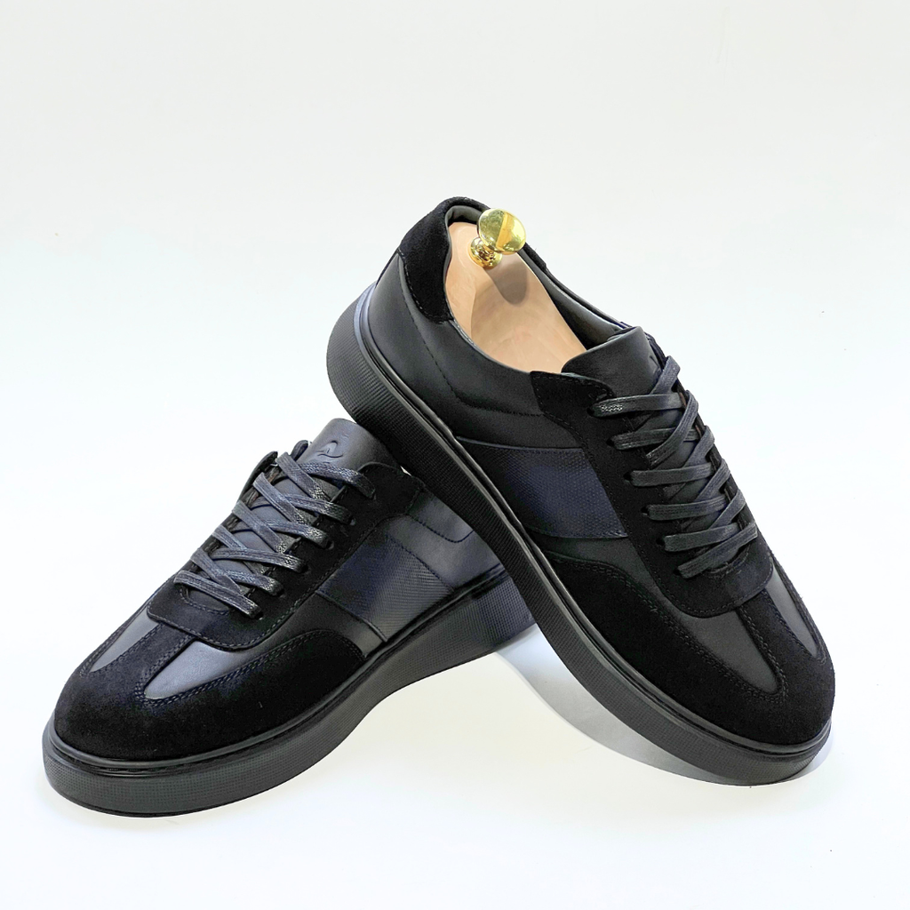 Kairo Basket Homme Cuir Noir Sport REF 645