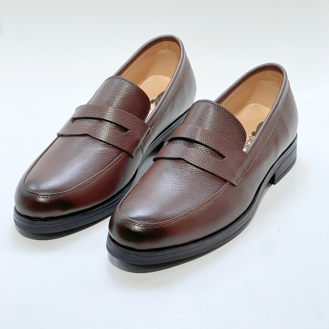 MOCASSIN Taylor en Cuir 100% MARRON REF 043