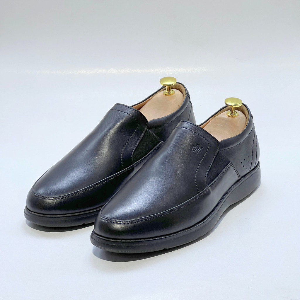 CHAUSSURE Médical 100% Cuir NOIR AZ749