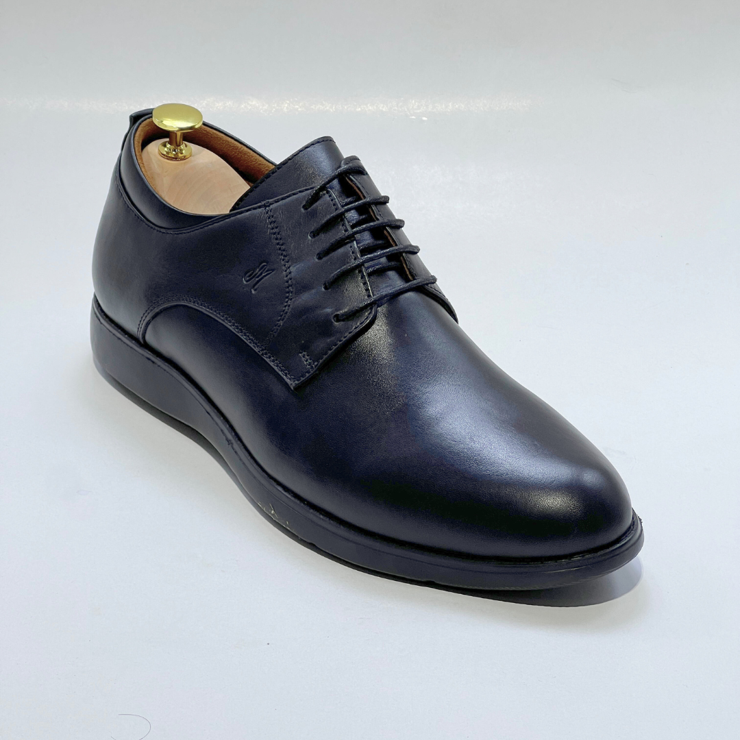 CHAUSSURE Médical 100% Cuir NOIR AZ1006