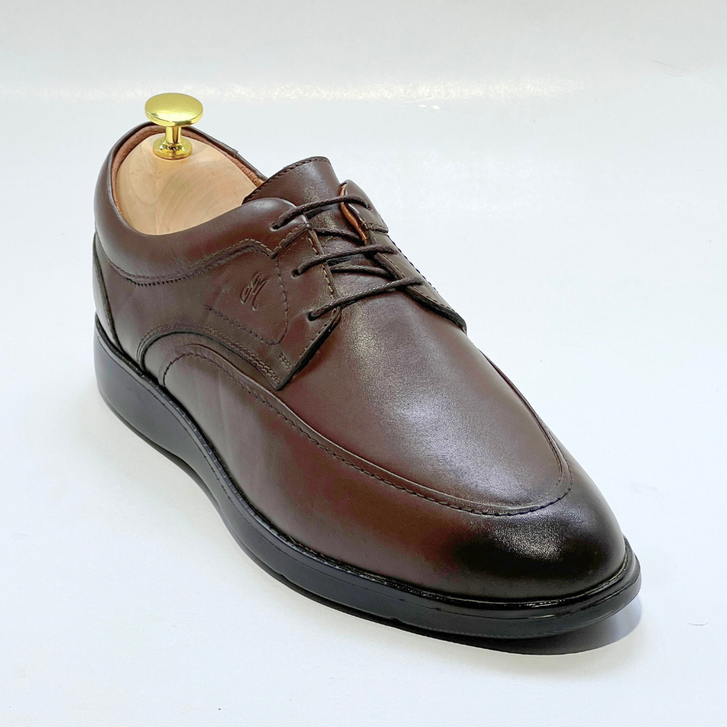 CHAUSSURE Médical 100% Cuir MARRON AZ502