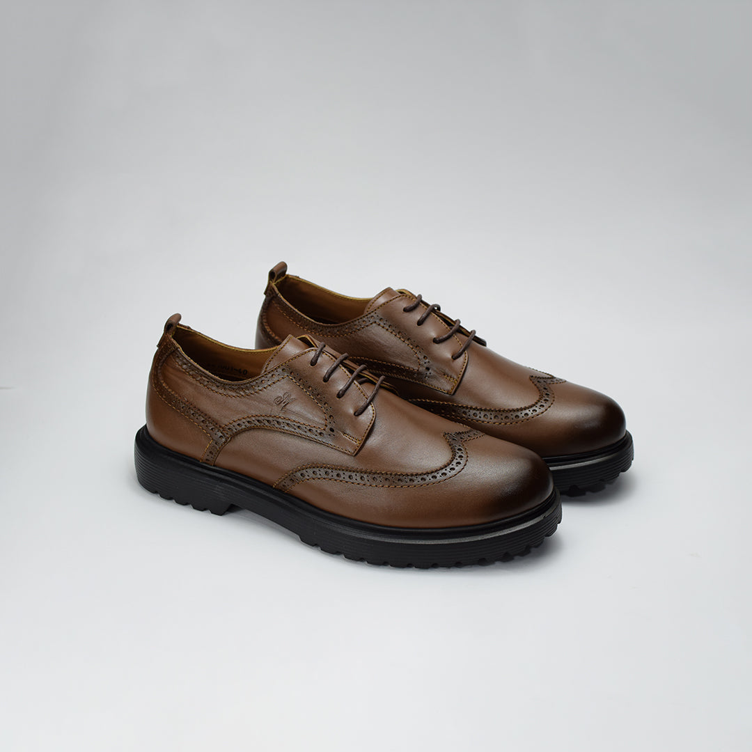 Ballantino Men's Classic Leather Derby Shoes: Medical Comfort, Stylish Formal Footwear